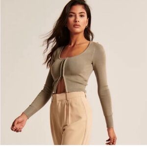 Olive Green Women's Sweater